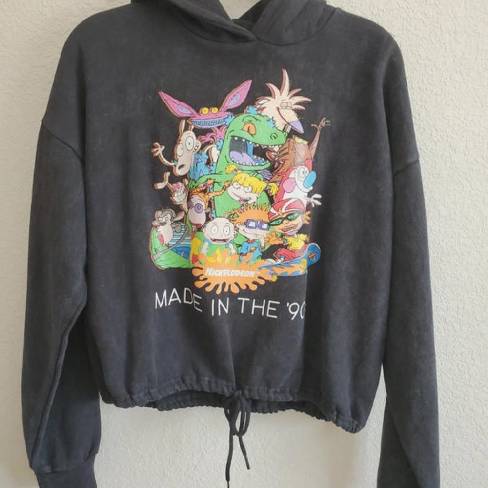 Nickelodeon Rugrats crop hoodie sweater